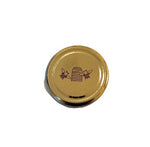 Deckel TO70 Metall, Gold Bienenkorb