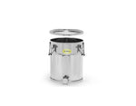 Abfüllkübel 35kg mit Spannverschluß passend für Melitherm
