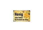 Metalltafel 20x30cm "Honig vom Imker"