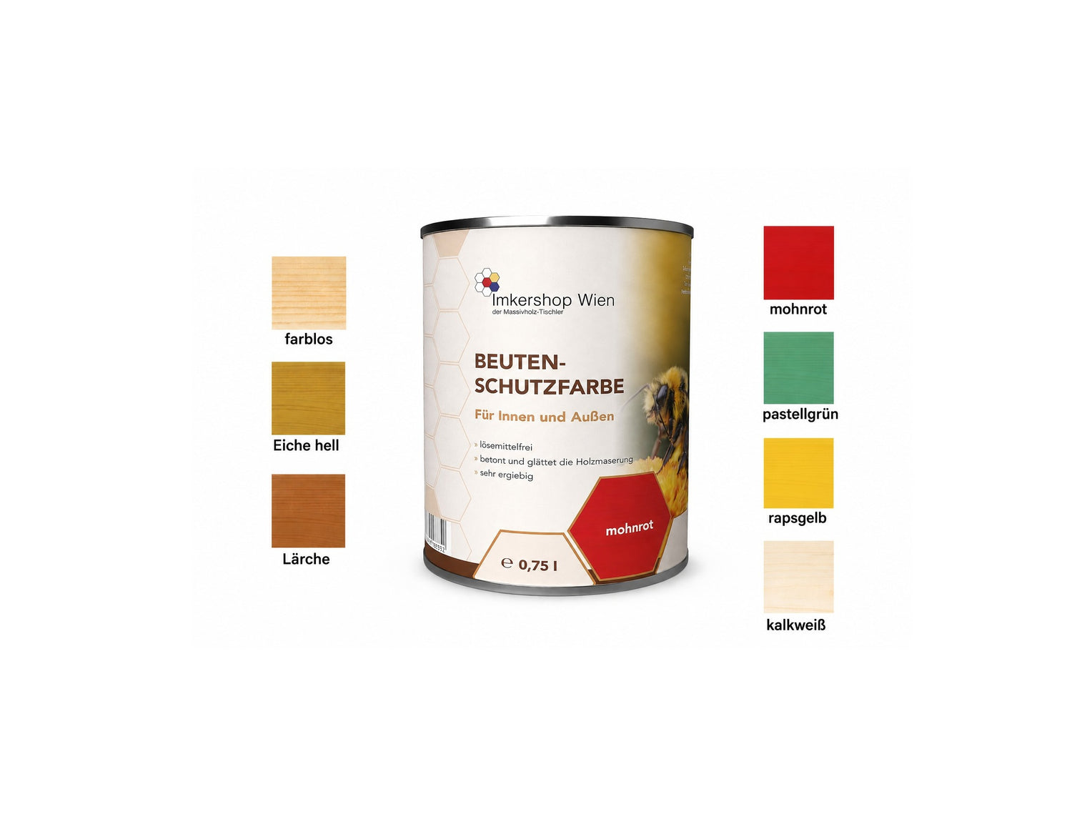 Beutenschutzfarbe diverse Farben