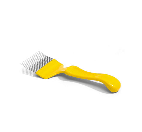 Entdeckelungsgabel gebogen mit Kunststoffgriff