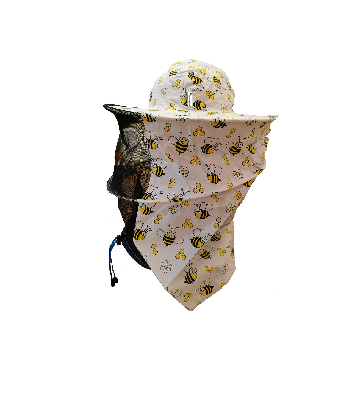 Kinderhut mit Schleier "Biene" (mit Gummiband)