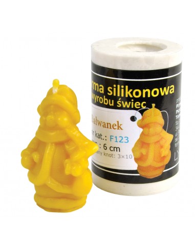 Kerzenform Schneemann (6cm)