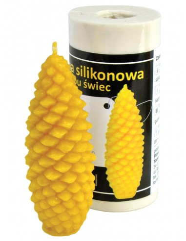 Kerzenform Kiefernzapfen (9 cm)