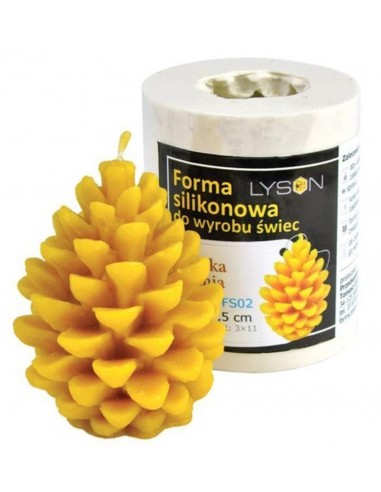 Kerzenform Zapfen mittel (7.5cm)