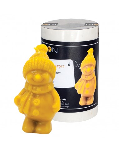 Kerzenform großer Schneemann (9cm)