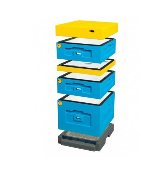 Dadant Blatt Beutenset mit Plastikboden hoch, Lyson,