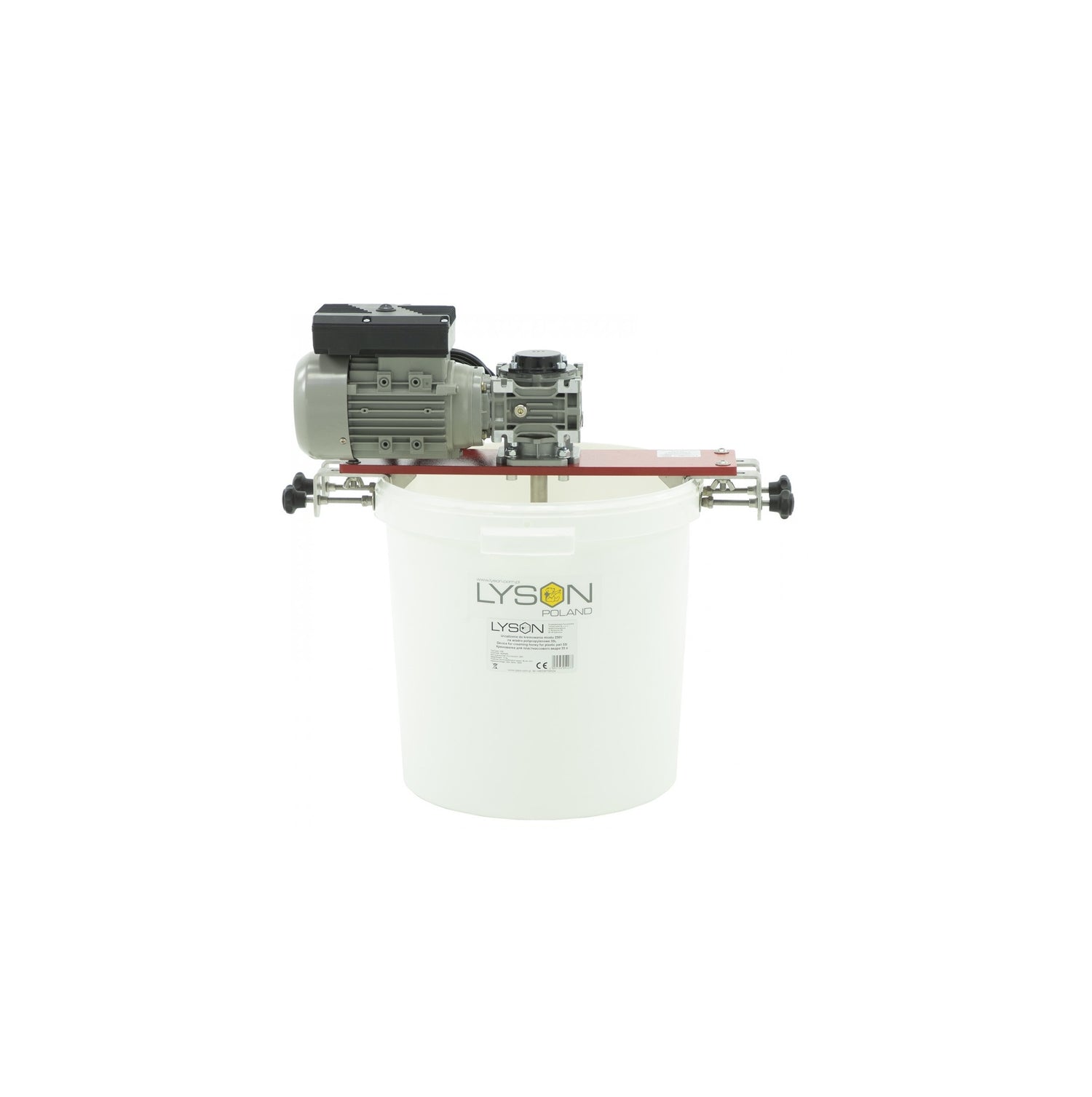 Honigrührgerät zum Aufsetzen auf Kunststoffeimer 17 Liter