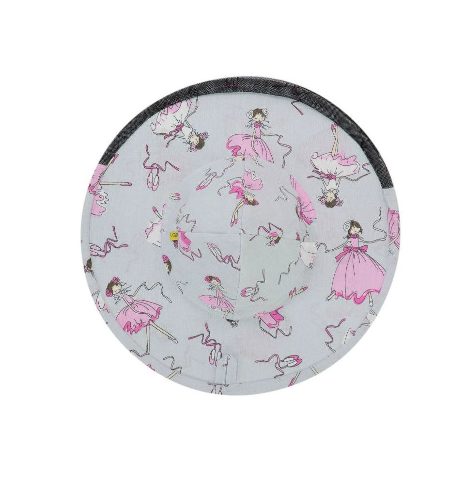 Kinderhut mit Schleier "Ballerina" (mit Gummiband)