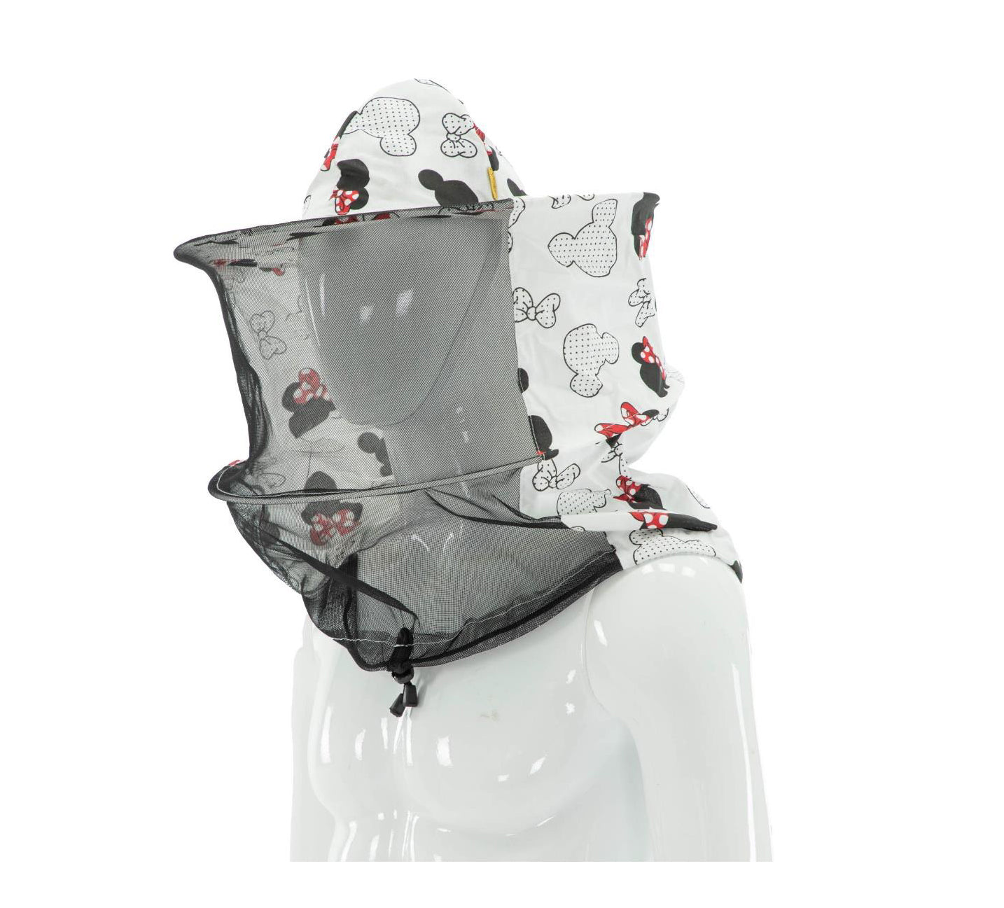 Kinderhut mit Schleier "Maus" (mit Gummiband)