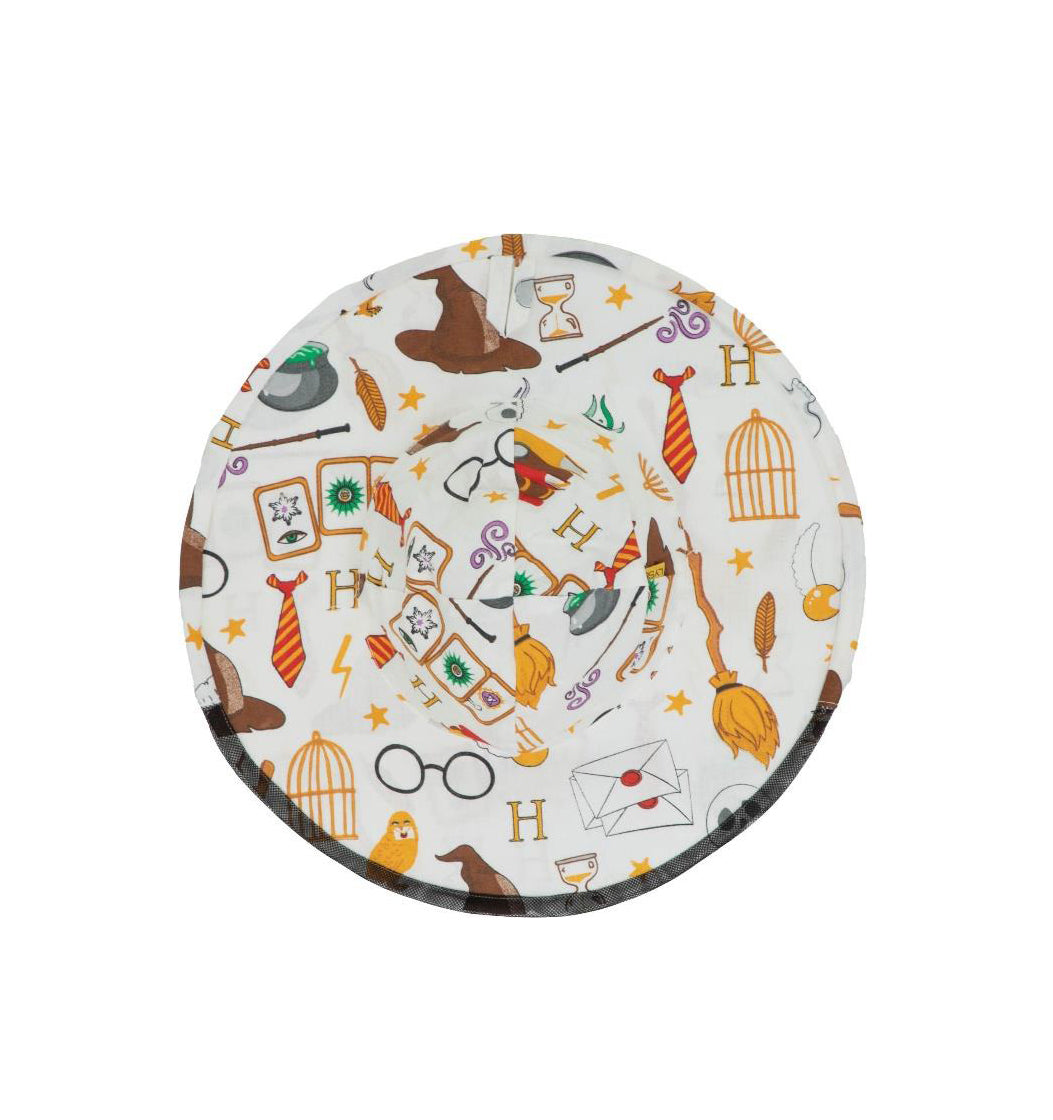 Kinderhut mit Schleier "Zauberei" (mit Gummiband)