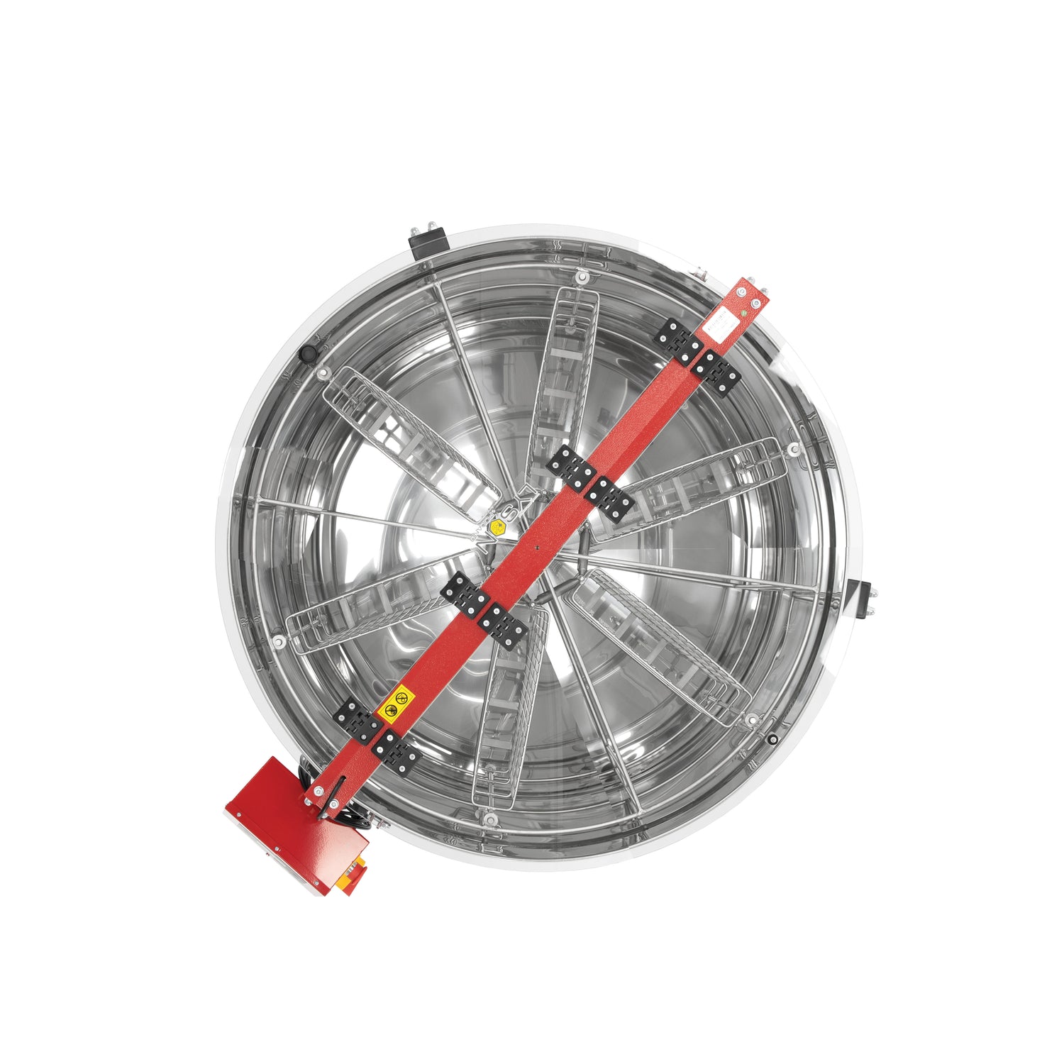 6 Waben Dadant, Ø1000, Selbstwendeschleuder, Halbautomat, Optima Line