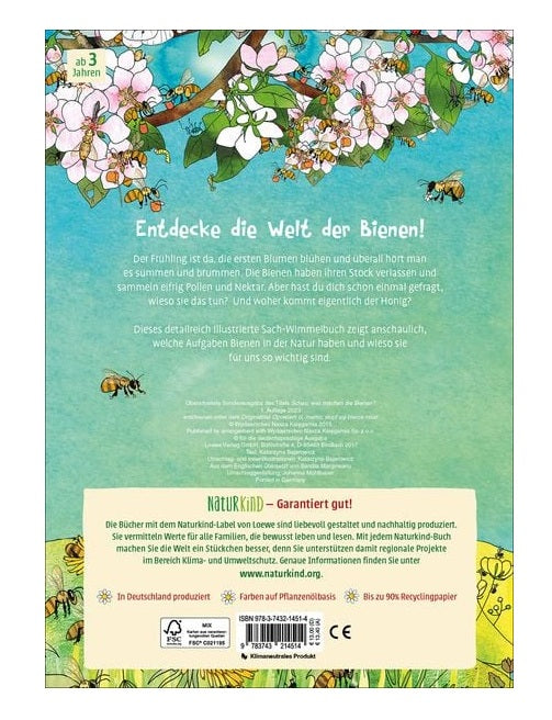 Kinderbuch " Viel los bei den Bienen"