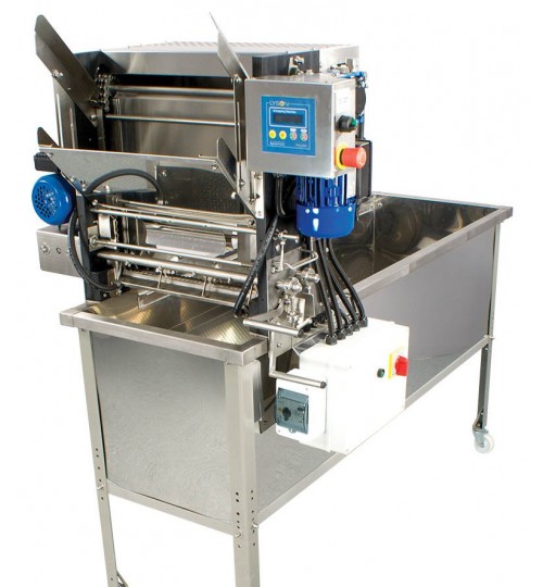 Entdeckelungsmaschine mit Magazinzuführung, 380V