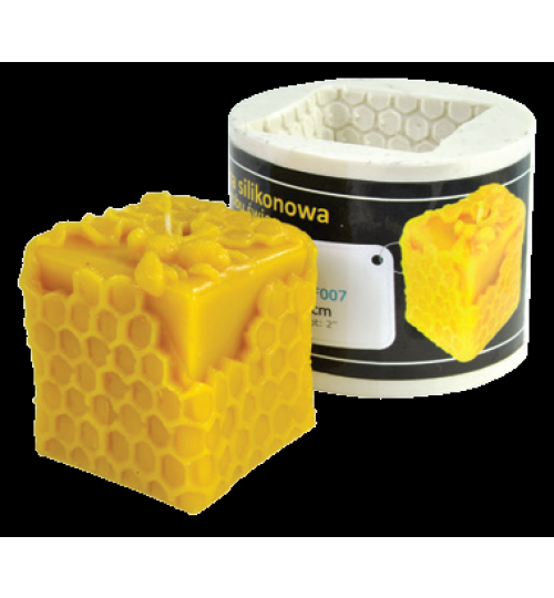 Würfel mit Bienenwaben (6 cm)