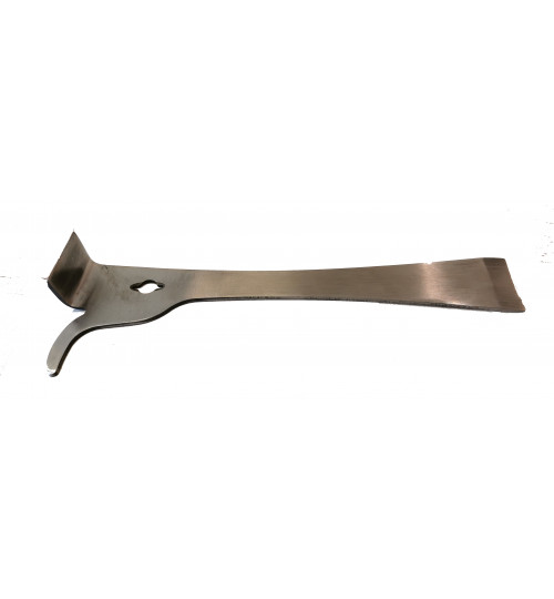 Stockmeisel mit Wabenheber 26cm, rostfrei
