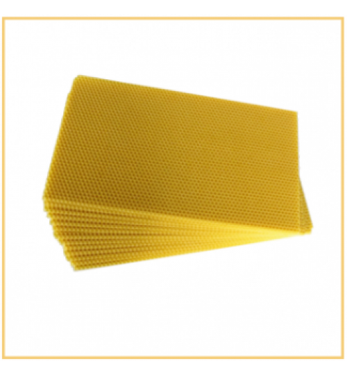 Mittelwände Flachzarge Zander / Breitwabe, 2kg, 135x390mm