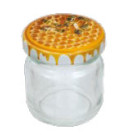 30 Stück Gläser 35ml / 50g Honig, inkl. Deckel Wabe mit Biene