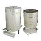 Dampfwachsschmelzer 100 Liter Edelstahl inkl. Hockerbrenner