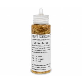 Glitterfarbe gold