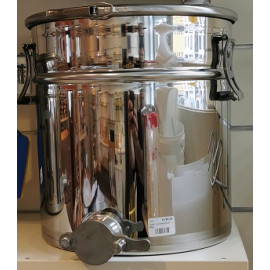 Lager- und Abfülltopf Edelstahl 30kg